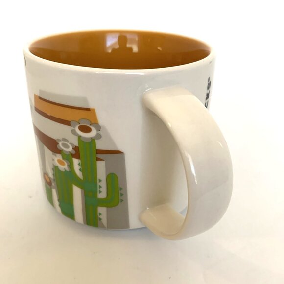 Starbucks You Are Here Collection Coffee Mug Arizona 14oz Cactus Desert Tea 2015 - Picture 6 of 10